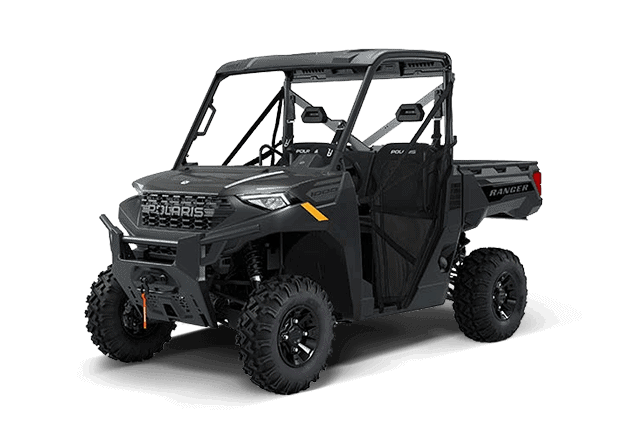 Rugged Polaris Ranger utility vehicle for work and recreation.
