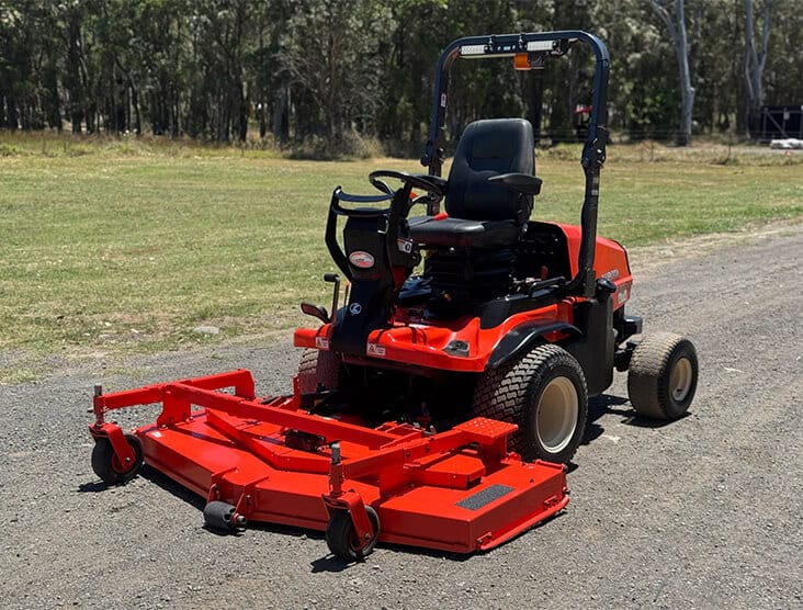 High-Performance Commercial Mowing Tractor with Cutting Deck.