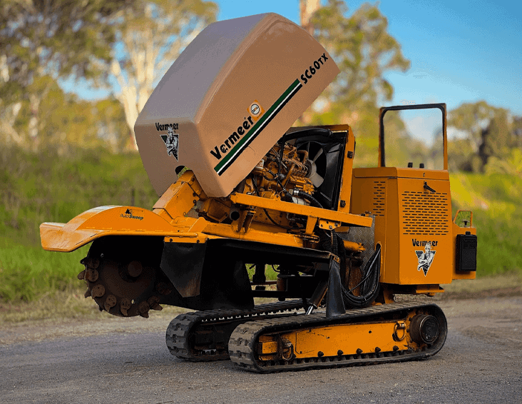 Excavator trenching machine for efficient soil and land excavation.